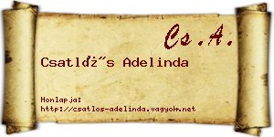Csatlós Adelinda névjegykártya